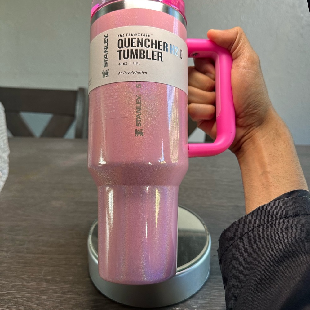 Stanley Pink Quencher Tumbler with Handle